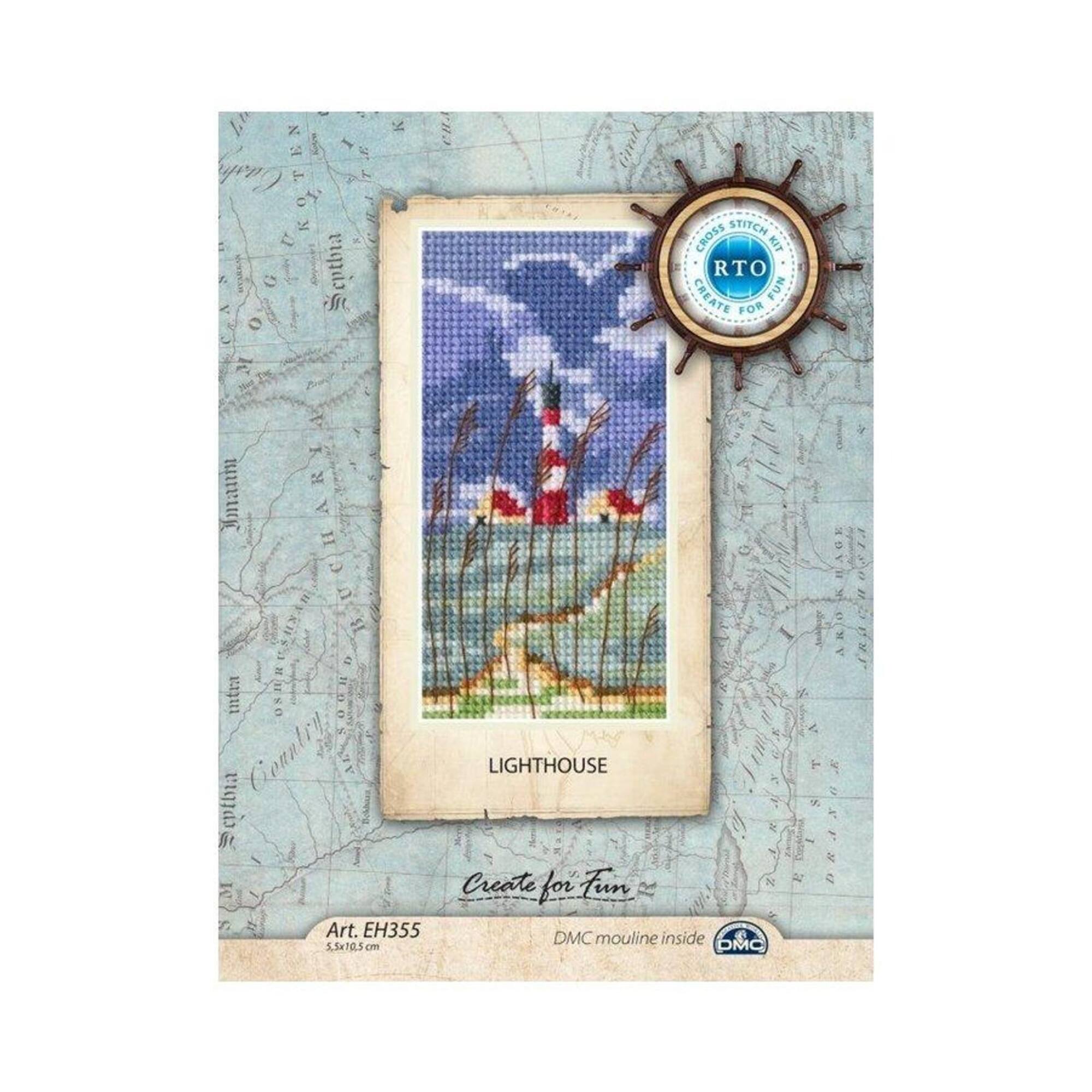 RTO Lighthouse Between Homes Cross Stitch Kit